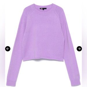 Maje Lavender Knit Top
